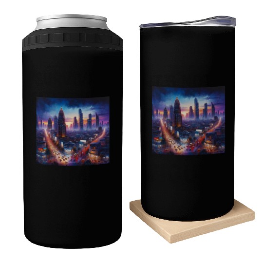 Urban Twilight Can Coolers