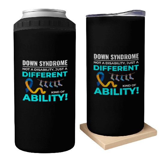 Down Syndrome Awareness Different Ability Can Coolers