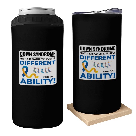 Down Syndrome Awareness Different Ability Can Coolers