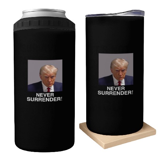 Trump Never Surrender Can Coolers