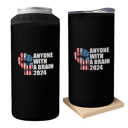 2024 Brain Vote Democracy Anti-Trump Can Coolers