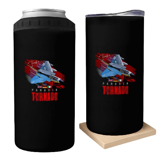 Panavia Tornado European Fighterjet Military Aircr Can Coolers