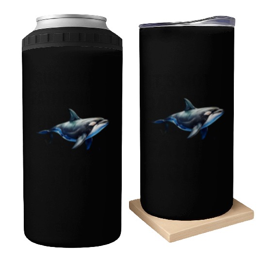 killer whale Can Coolers