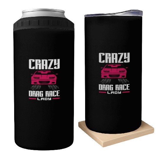 Funny Drag Race Drag Racing Gift Can Coolers