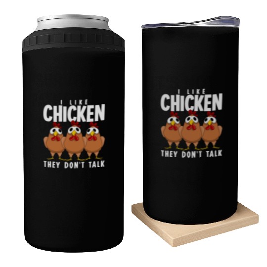 Chicken Farmer Chickens Poultry Can Coolers