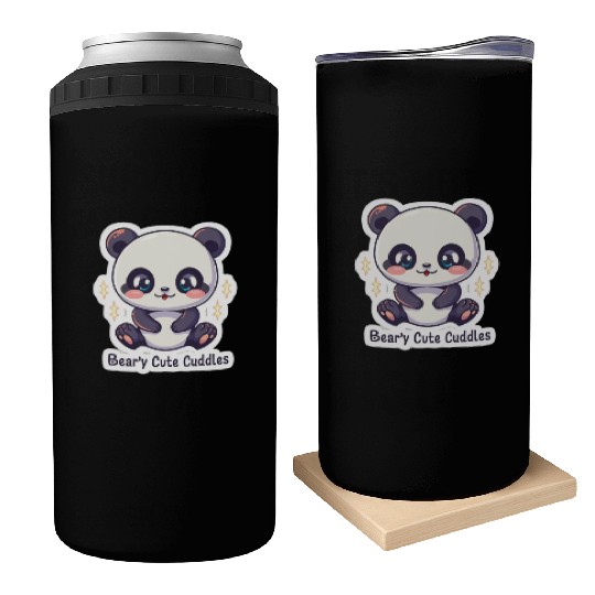 Panda Lover: Beary Cuddles Can Coolers