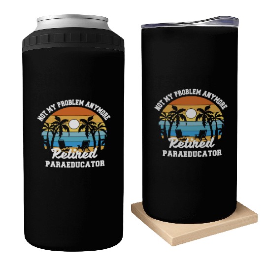 Retirement gift idea Retired Teacher Paraeducator Can Coolers