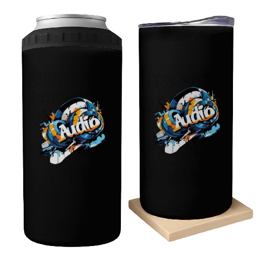 Audio Graffiti Music Lover DJ Hip Hop Culture Can Coolers