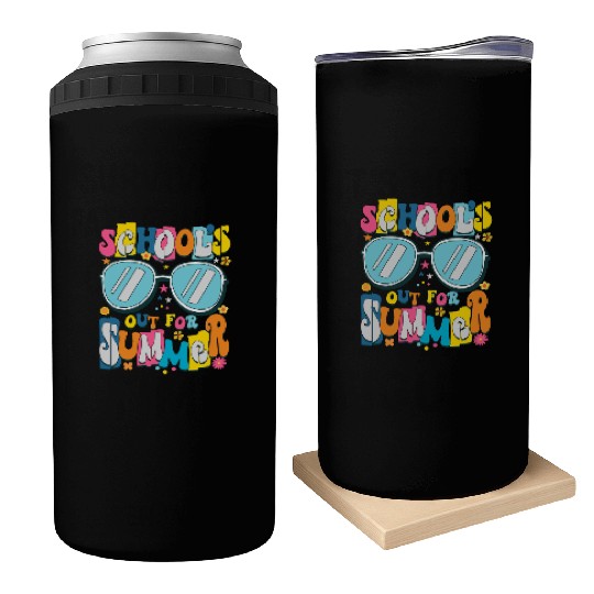 School's Out For Summer Teacher Life Can Coolers