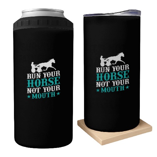 Harness Racing Equestrian Jockey Can Coolers
