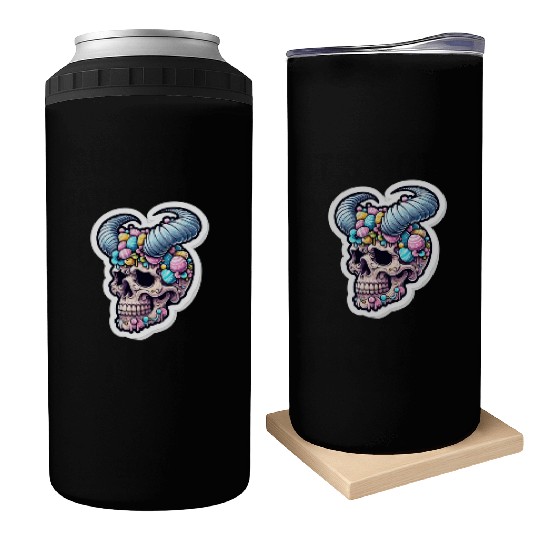 Sweet Reverence: Easter Sugar Skull Can Coolers