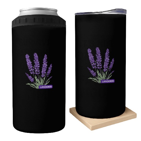 Lavender - Pot Label Can Coolers
