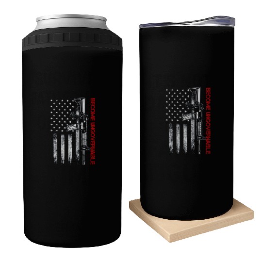Become Ungovernable American USA Flag Can Coolers