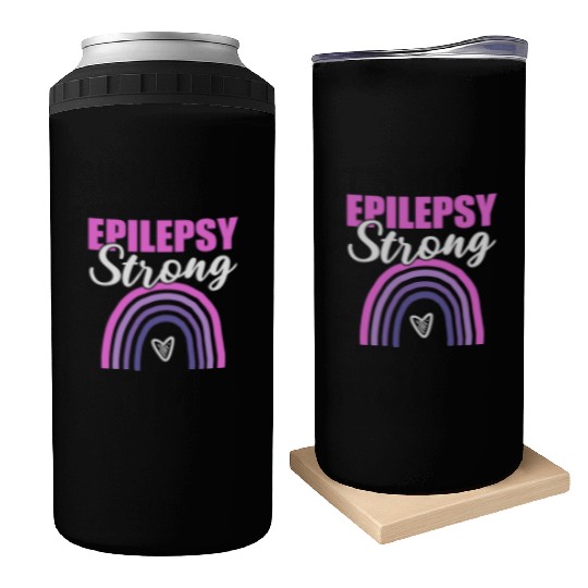Epilepsy Strong Epilepsy Warrior Can Coolers