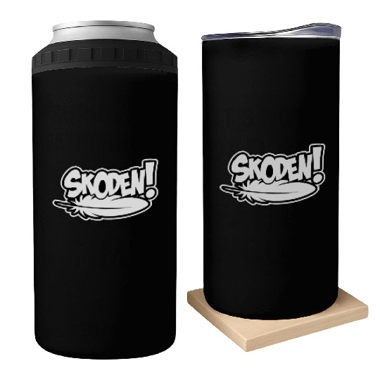 Skoden Native American slang funny rez dog Can Coolers