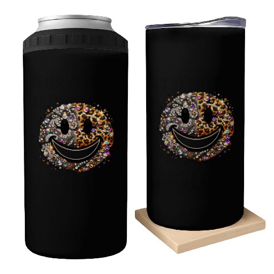 Smiling Bling Graphic Can Coolers