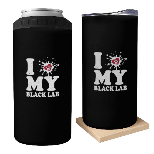 I Love My Black Lab Labrador Retriever Owner Can Coolers