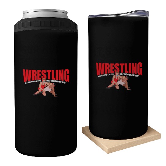 Funny Wrestling Team Athlete Pro Youth Wrestler Can Coolers
