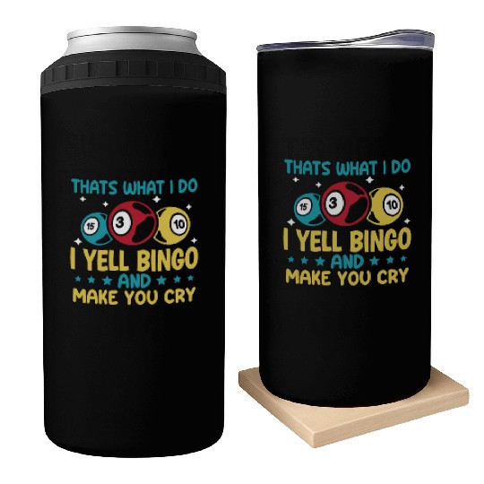 Funny Bingo Player Can Coolers