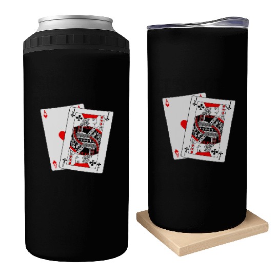 Two cards Blackjack Can Coolers