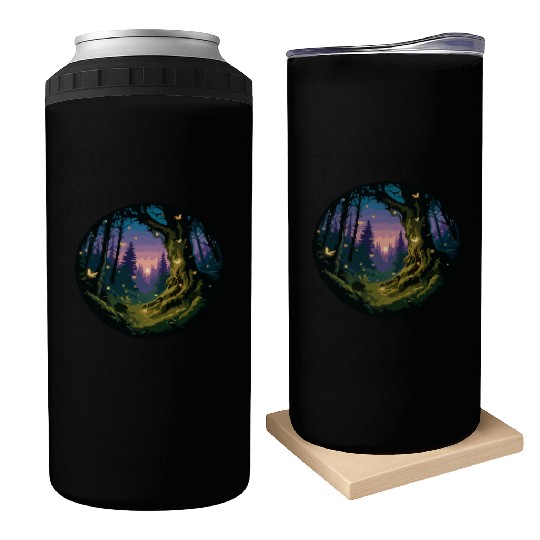 Enchanted Forest: Mystical Twilight Can Coolers
