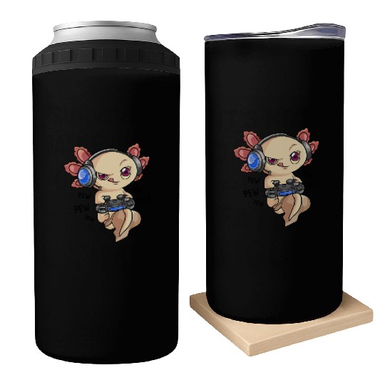 Gaming Axolotl Boys & Adults Axolotls Video Game Can Coolers