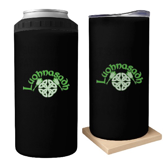 Irish Lughnasadh Festival Celtic Knot Can Coolers