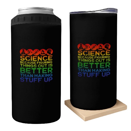 Science Lover, Science Teacher, Science Is Real Can Coolers