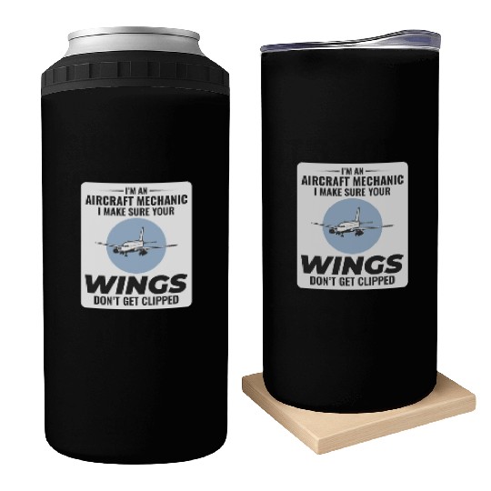 Aircraft Mechanic Aviation Maintenance Technician Can Coolers