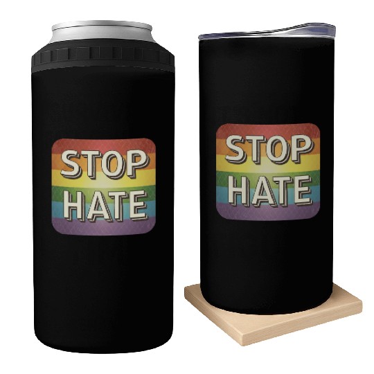 LGBTQ Stop Hate Can Coolers