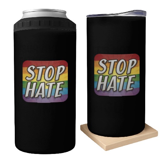 LGBTQ Stop Hate Can Coolers