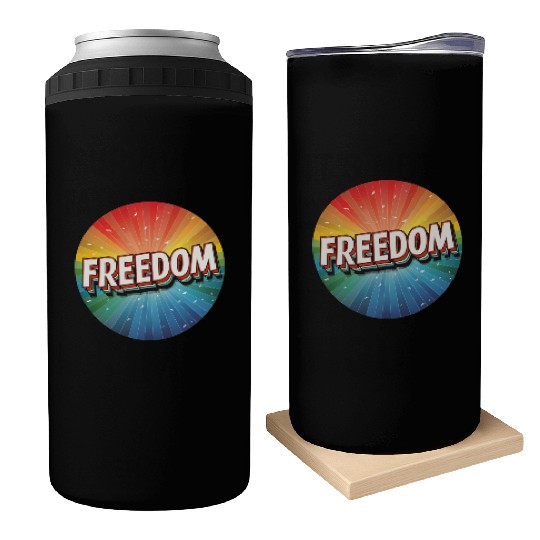 LGBTQ Freedom Can Coolers