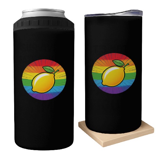 LGBTQ Lemon Can Coolers