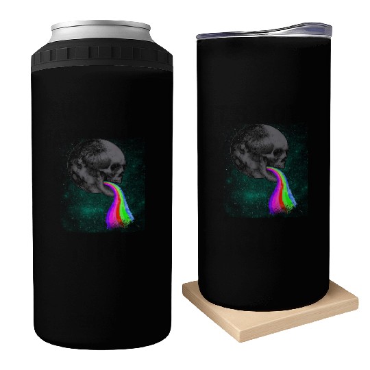 Goth Rock Satan Unicorn Festivals Death Metal Can Coolers