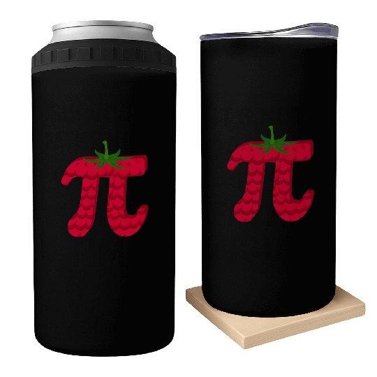 Raspberry Funny Pi Day Pie Math Lover Student Can Coolers