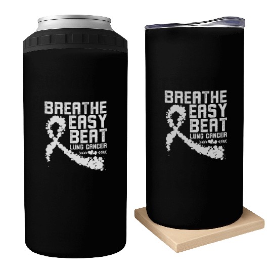 Breathe Easy Beat Lung Cancer Awareness Warriors Can Coolers