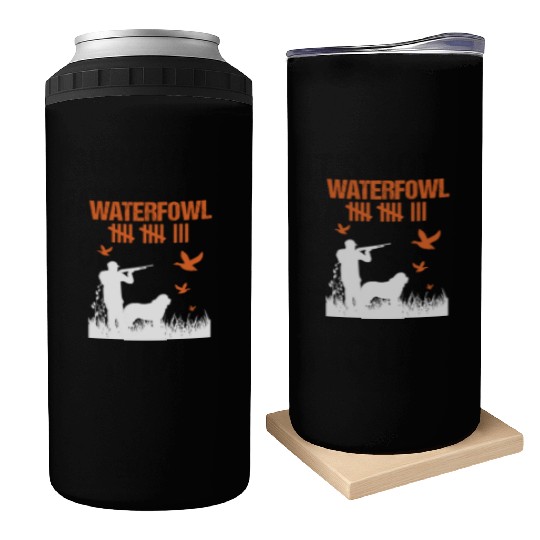 Funny Waterfowl Hunting Score Card Duck Hunting Can Coolers