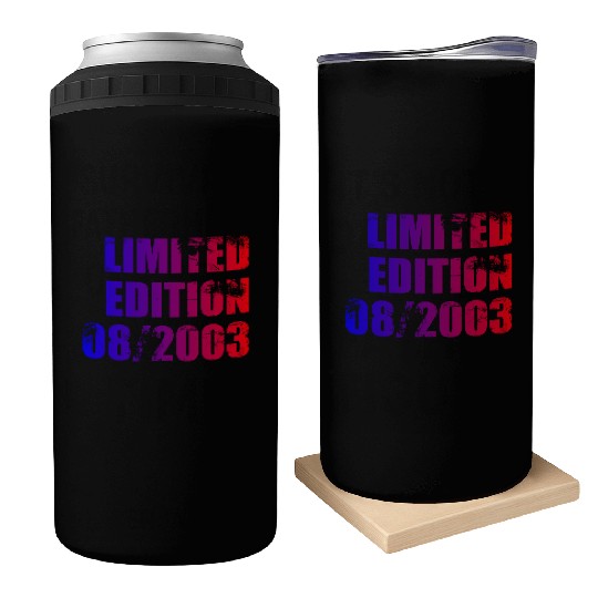 21st birthday Limited Edition 08/2003 Can Coolers