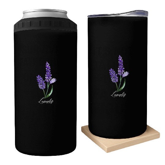 Lavender Flowers, Keen Gardner, Flower lover Can Coolers