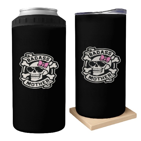 Badass Mother Skull LIKE US ON FACEBOOK # Can Coolers
