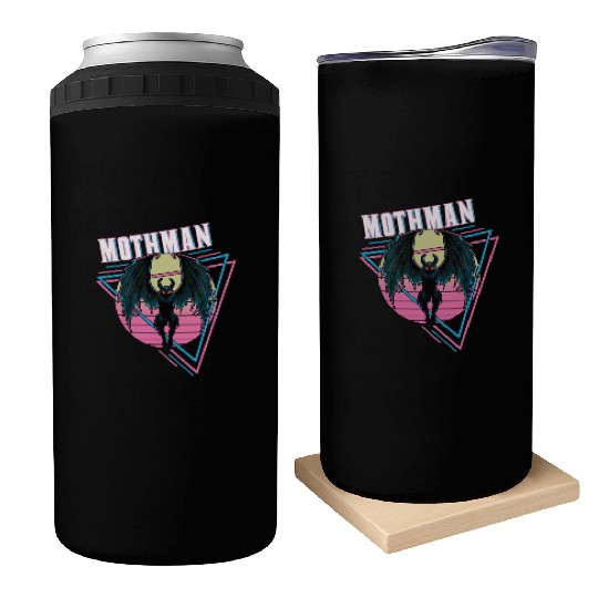 Mothman Retro Vintage Monster Creepy Cryptid Can Coolers