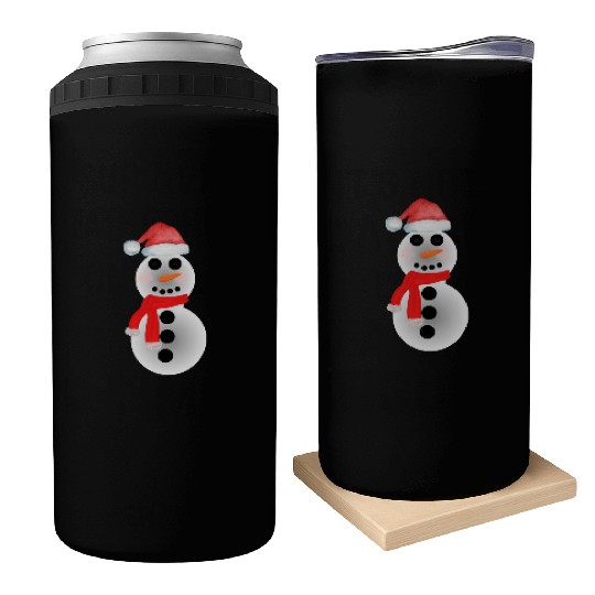 Cute Snowman Can Coolers