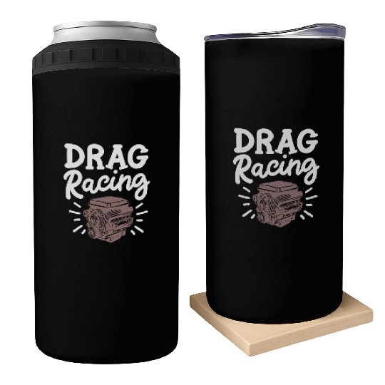 Drag Racing Drag Racer Can Coolers