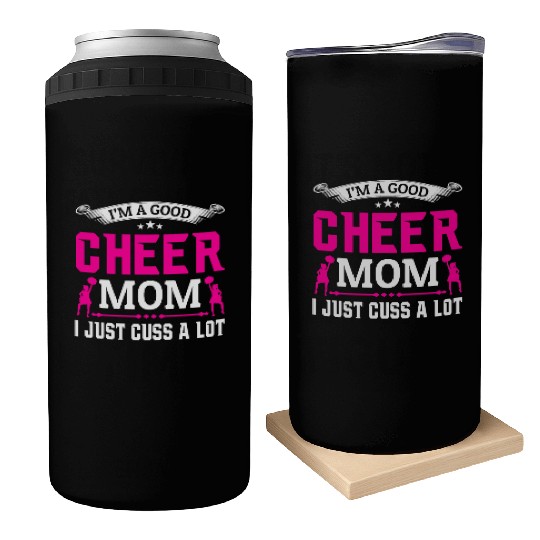 A Good Cheer Mom Cheerleading Mommy Mother's Day Can Coolers