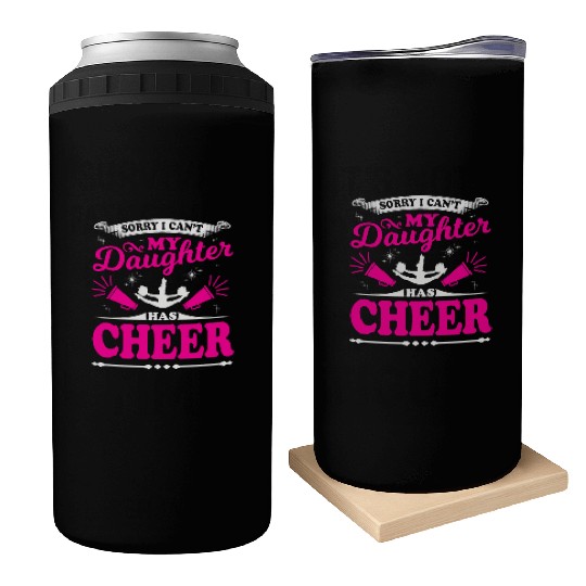 My Daughter Cheer Mom Cheerleading Mother's Day Can Coolers