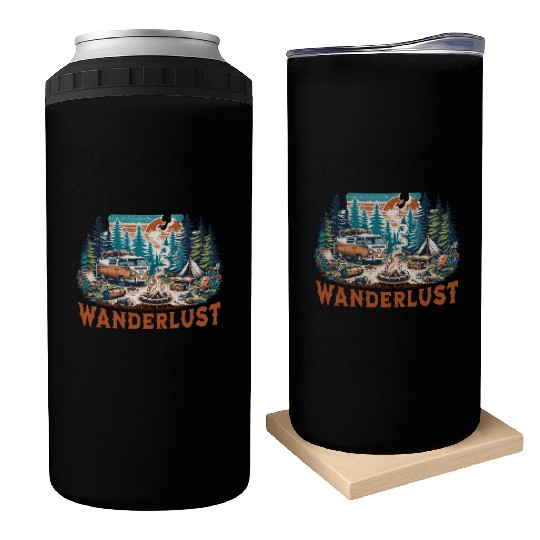 'Wanderlust' Nature Adventure GD Can Coolers