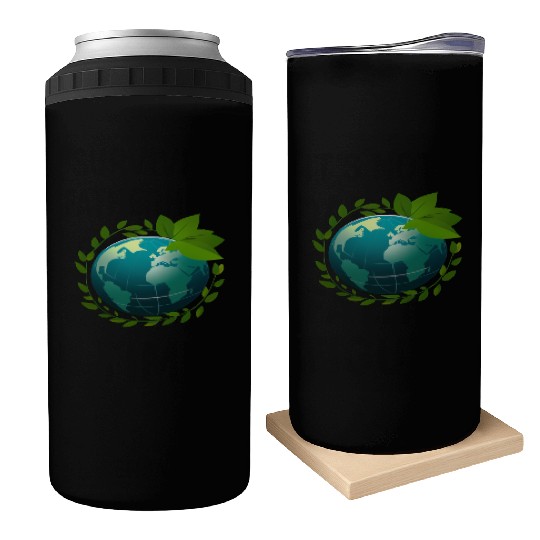 Love Earth | Eco Globe | Green Planet Can Coolers