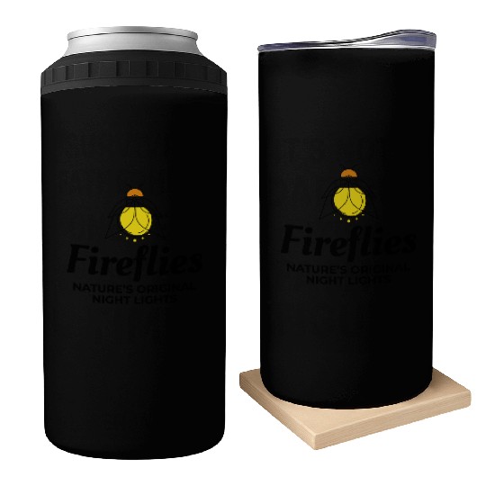 Fireflies Firefly Lightning Bug Insect Collector Can Coolers
