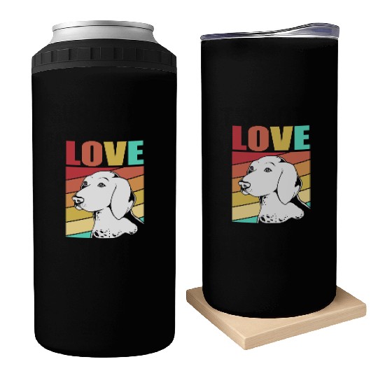 Retro German Shorthaired Pointer Dog I Love My GSP Can Coolers