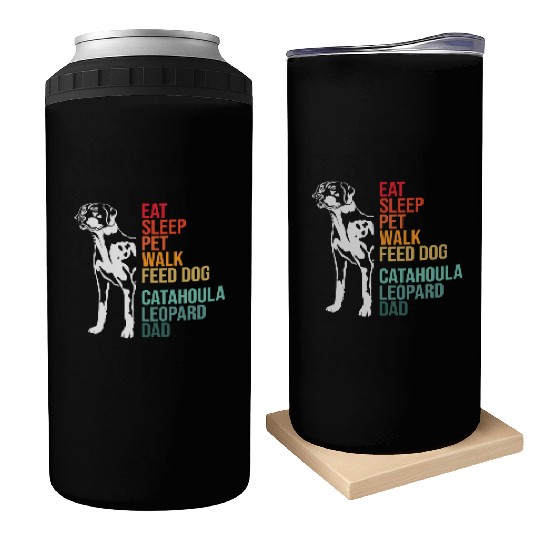 Funny Dog Owner Humor Catahoula Leopard Dog Can Coolers
